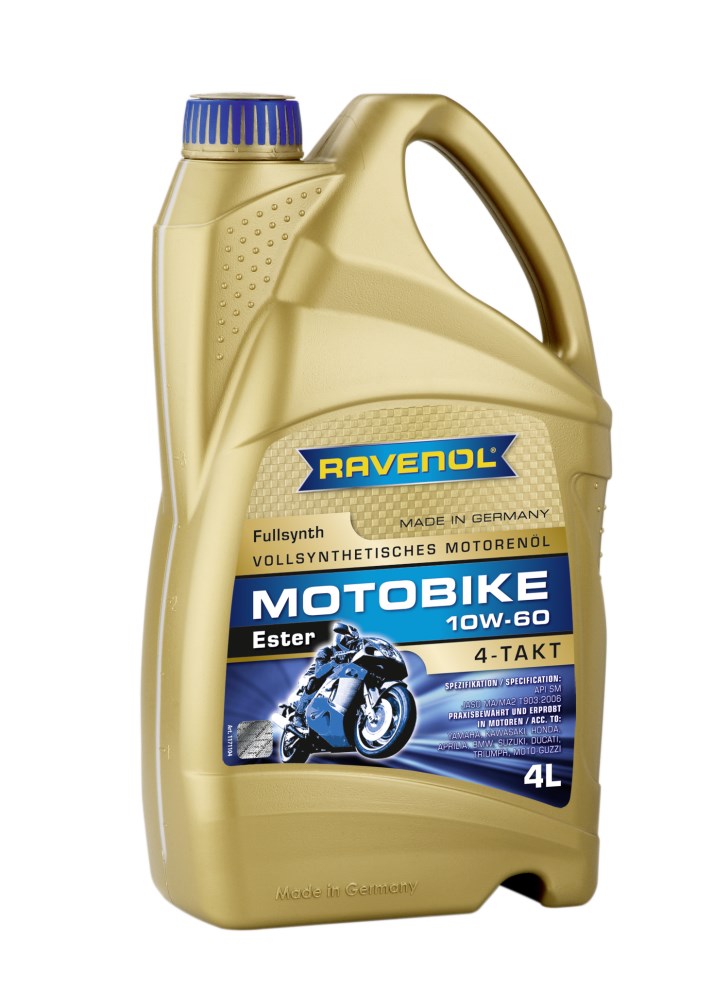 Купить Ravenol 4014835730991 Motobike 4-T Ester, 4л