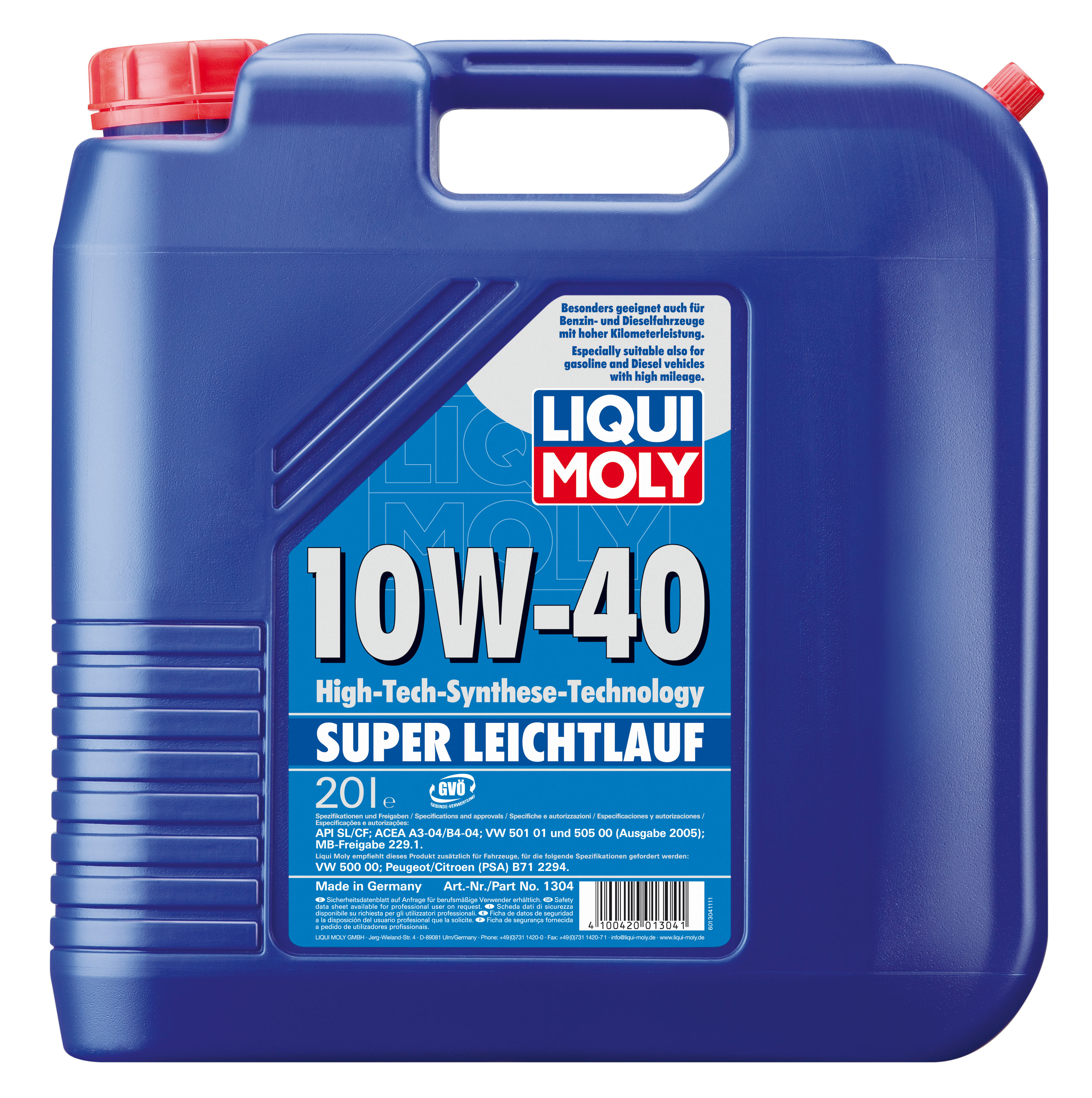 Купить Liqui moly 1304 НС-синтетическое моторное масло