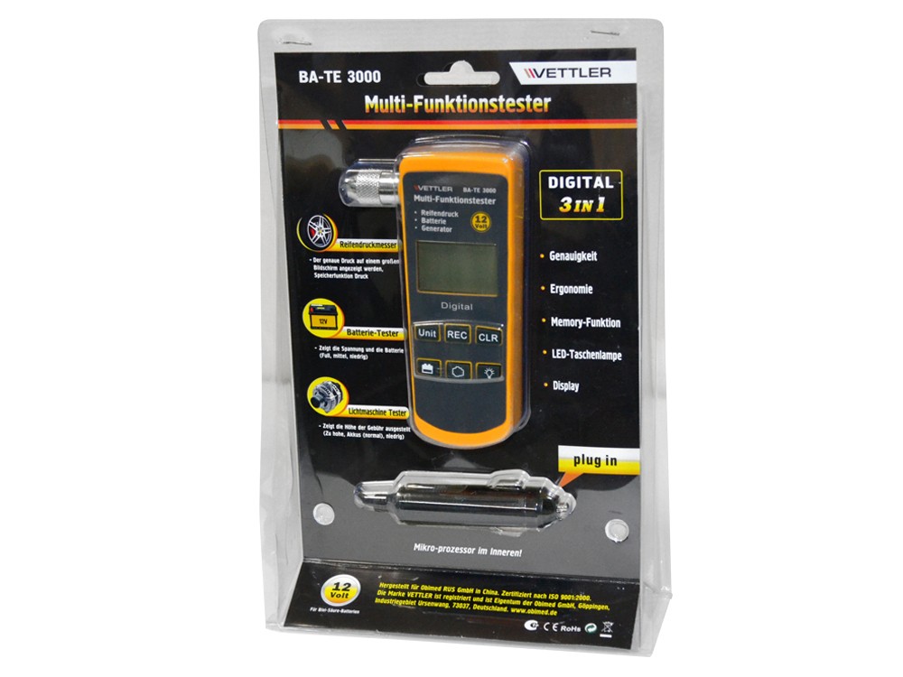 Купить Vettler BATE3000 Тестер Vettler