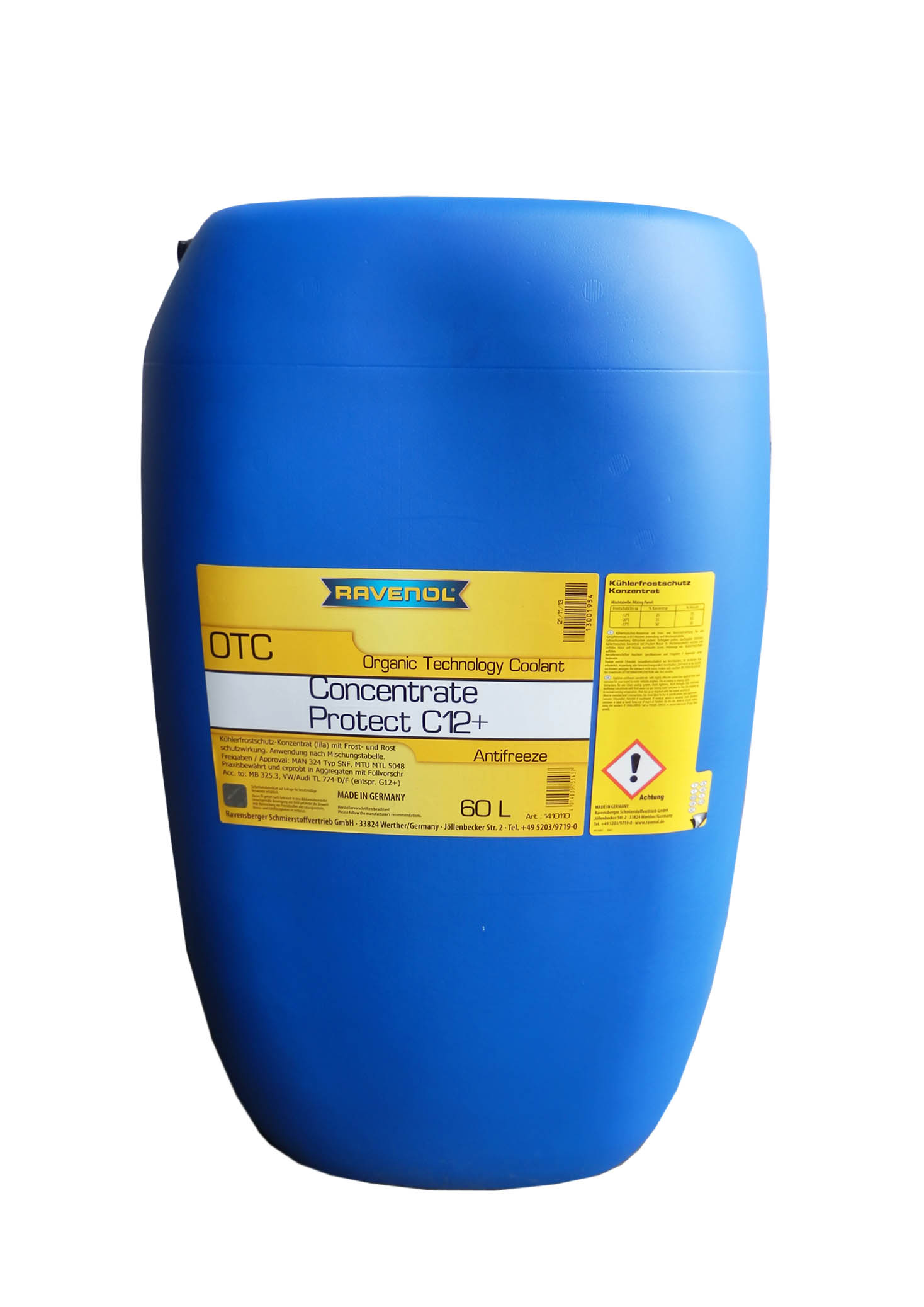 Купить Ravenol 4014835755468 Антифриз концентрат лила OTC Organic Technology Concentrate (60л)