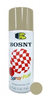 Купить Bosny 302 Краска акриловая (бежевый) аэрозоль 400мл