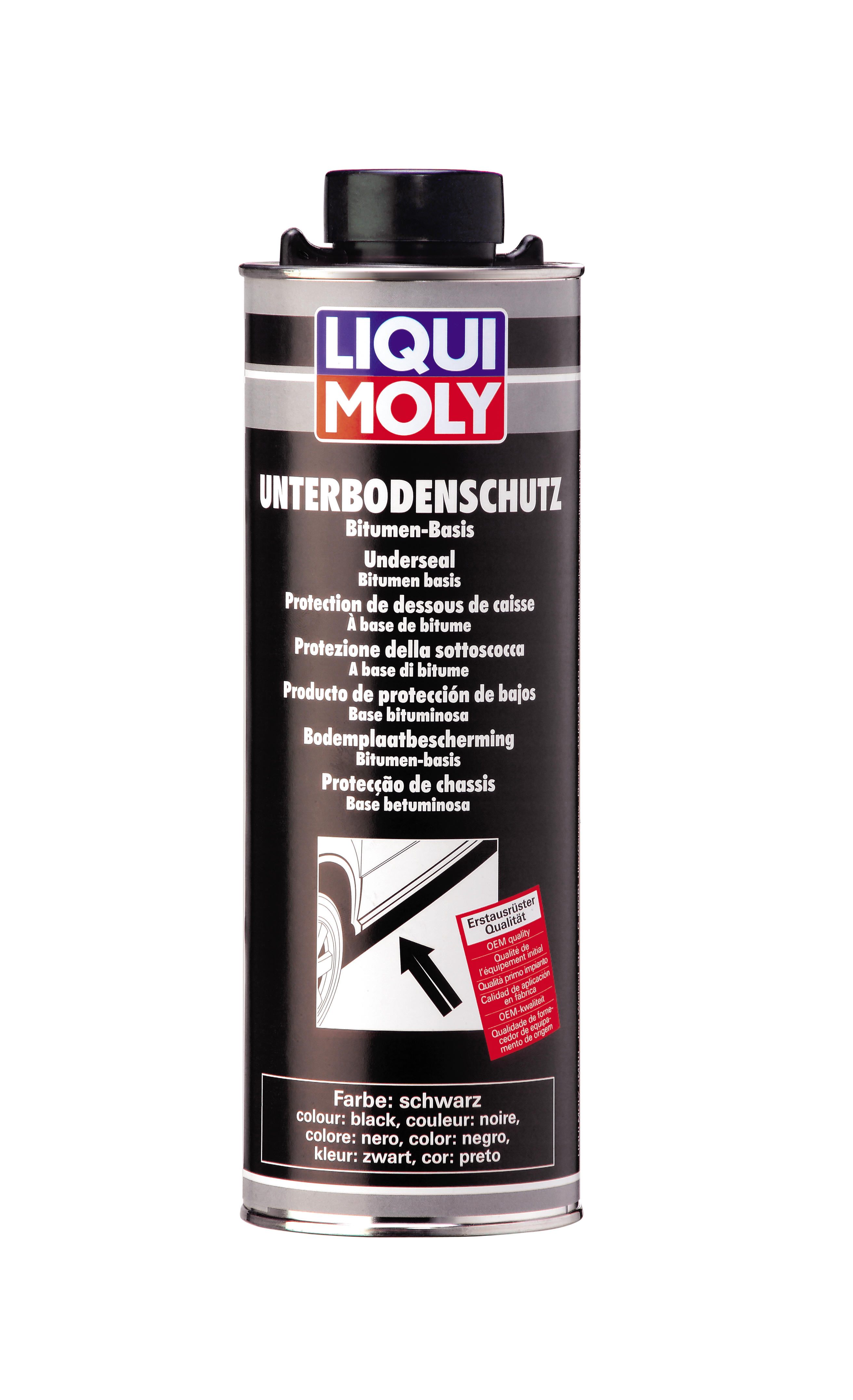 Купить Liqui moly 6112 Антикор для днища кузова битум/смола (черный) Unterboden-Schutz Bitumen schwarz