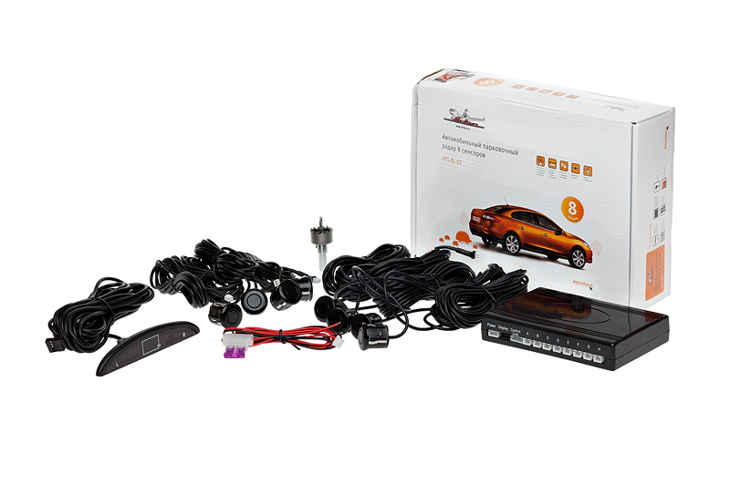 Купить Airline APS8L02 Парковочный радар (8 датчика, светодиодный) Airline