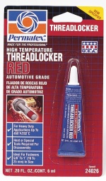 Купить Permatex 24026 Фиксатор резьбы сильной фиксации красный, высокотемп. 6гр..