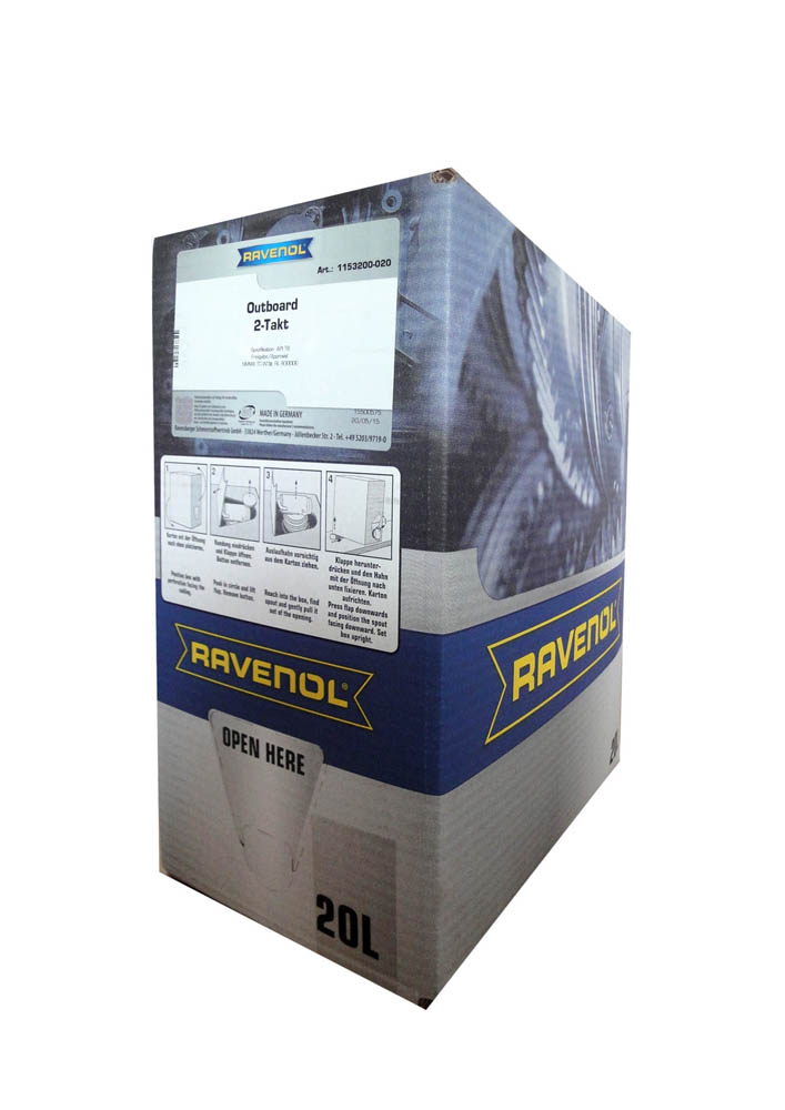 Купить Ravenol 4014835780323 Outboard 2T Mineral, 20л
