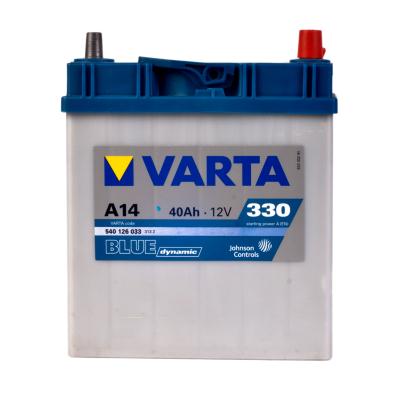 Купить VARTA 540126033 Аккумуляторная батарея Blue Dynamic 14.7/13.1 Евро 40ah 330a 187/127/227 Varta