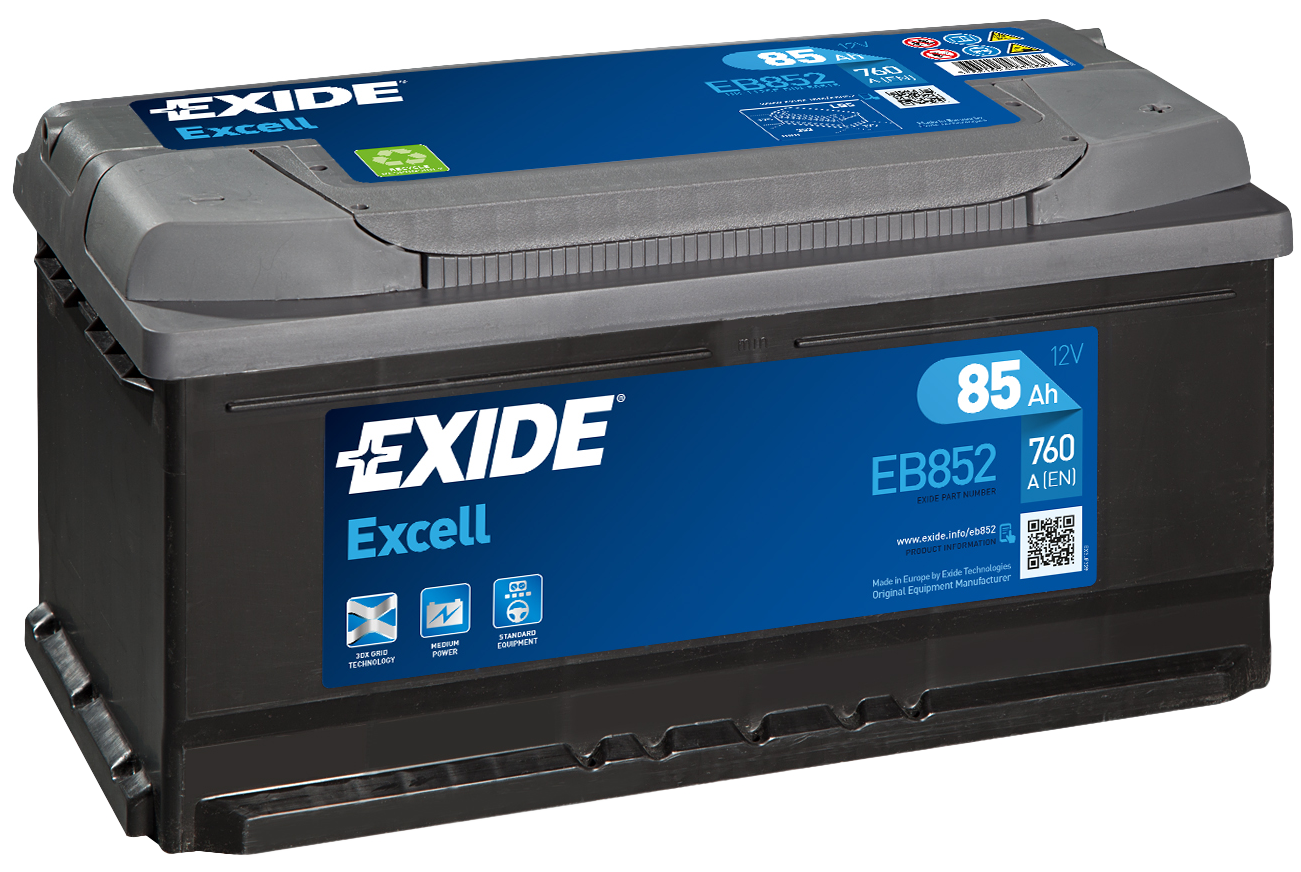Купить EXIDE EB852 Аккумулятор автомобильный EXIDE EB852 85 Ач