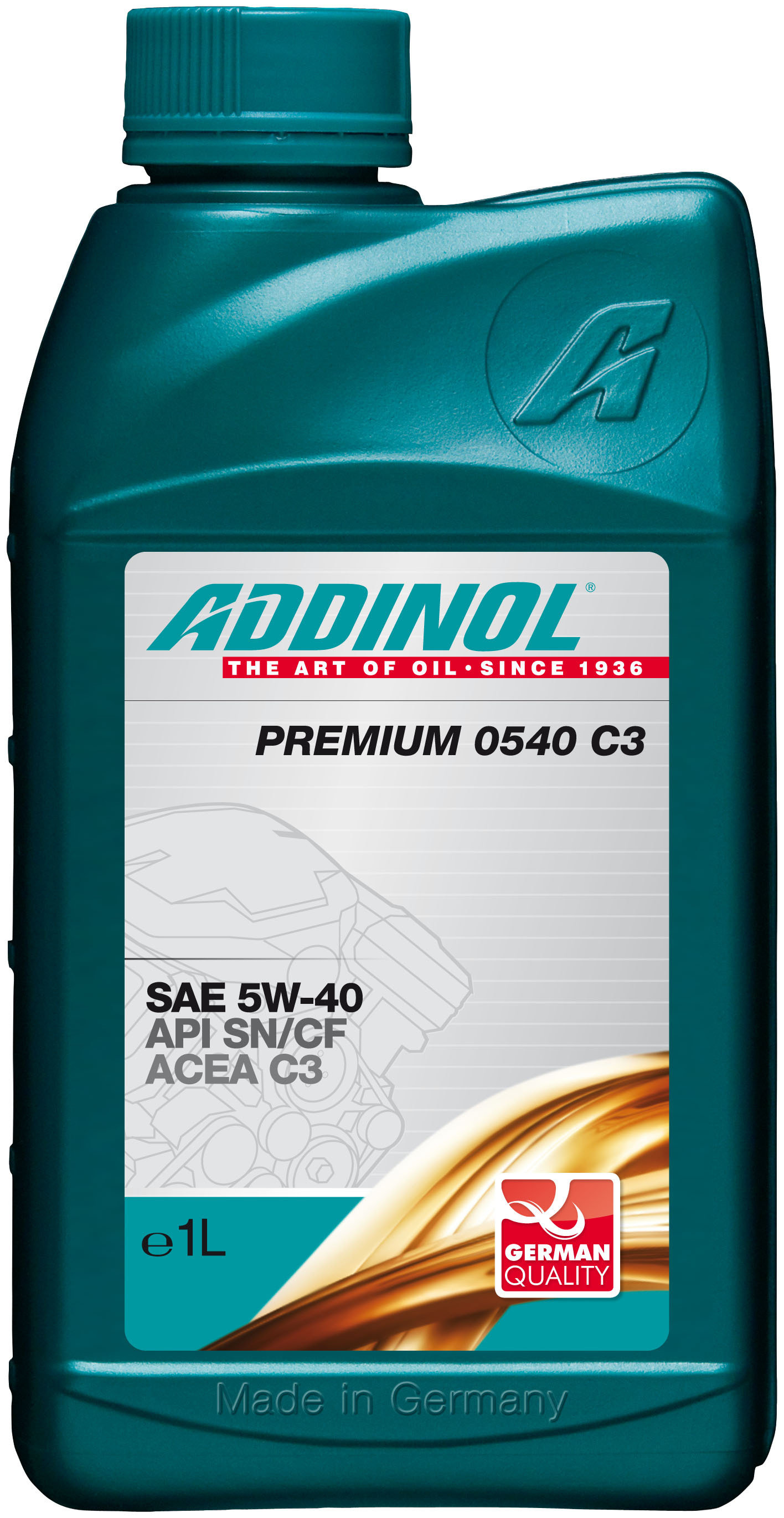 Купить Addinol 4014766074331 Premium 0540 C3 5W-40, 1л