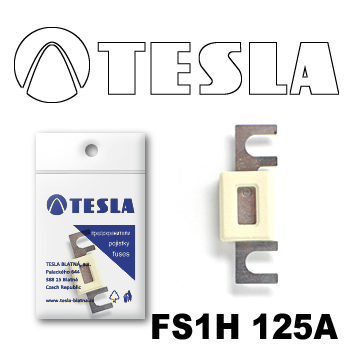 Купить Tesla FS1H125A Предохранитель ленточный с изолятором 125А